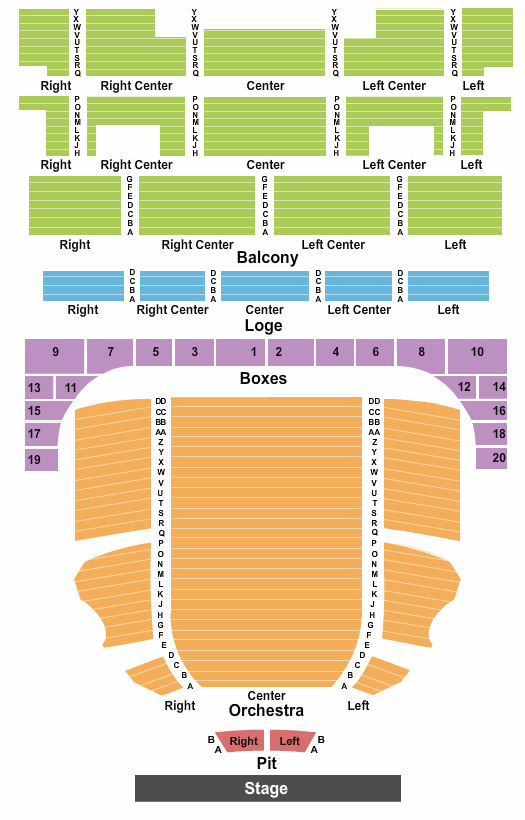 Music Hall Buena Vista Social Club Seating Chart